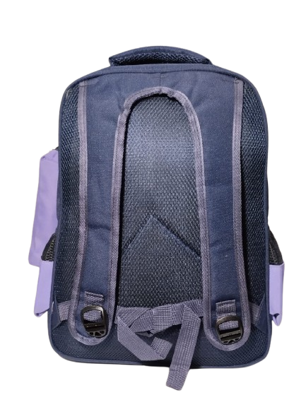 Purple girls school bag