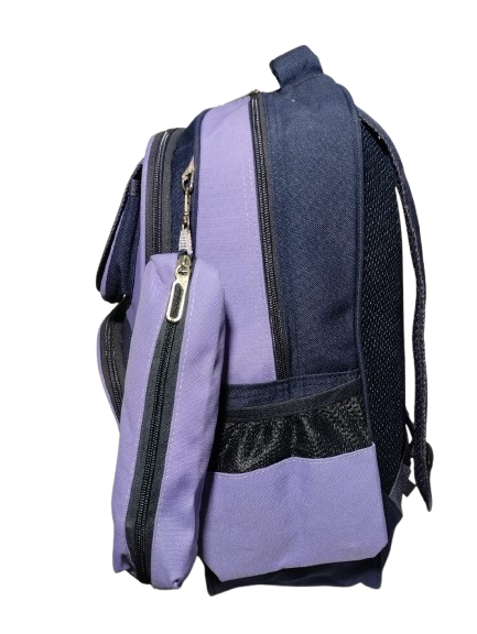 Purple girls school bag