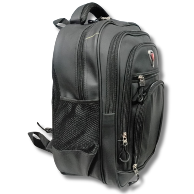 Black Multi-Compartment Backpack