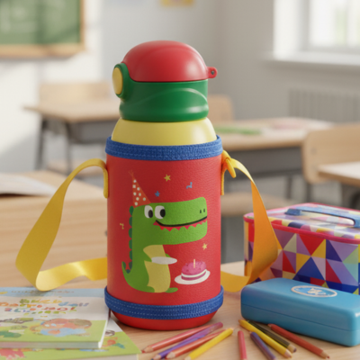 Red Kids Thermos Bottle Red Kids Thermos Bottle