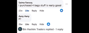 Customer Feedback Packing Bags
