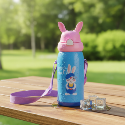 Pink Kids Thermos Bottle 600ml