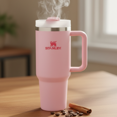 Stanley premium insulated tumbler with straw and handle