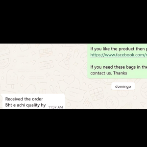 Customer Feedback Packing Bags